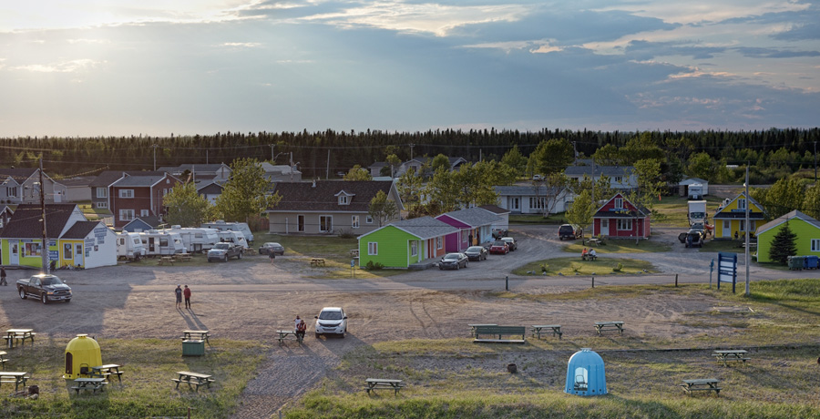 Vue a&eacute;rienne des Maisonnettes des Iles